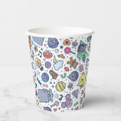 Gobelets En Papier Rue Sésame | Sesame Pals DoodMotif (Recto)