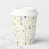 Gobelets En Papier Runes (Verso)