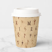 Gobelets En Papier Runes Cups papier (Verso)