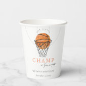 Gobelets En Papier Rust Notre Petit Champ Basketball N'Importe Quel  (Verso)