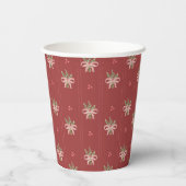 Gobelets En Papier Rustic Botanicals Holiday (Verso)