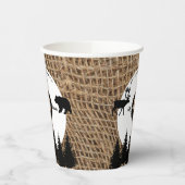 Gobelets En Papier Rustic Camping Extérieur Aventure (Gauche)