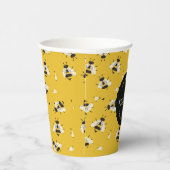 Gobelets En Papier Rustic Mama to Bee Baby shower Paper Cup (Droite)