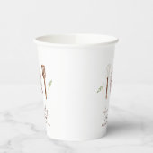 Gobelets En Papier Rustic Modern Chef Cuisine Stuff Baby shower (Gauche)