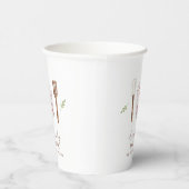 Gobelets En Papier Rustic Modern Chef Cuisine Stuff Baby shower (Droite)