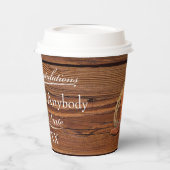 Gobelets En Papier Rustique Western cowboy botte lasso Graduation Par (Gauche)