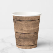 Gobelets En Papier Rustique western cowboy vous êtes recherché (Verso)