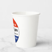 Gobelets En Papier S1 Loi Sur Les Droits De Vote Pour Le Peuple (Gauche)