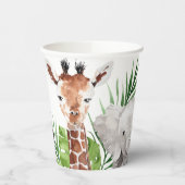 Gobelets En Papier Safari Animaux Anniversaire (Gauche)