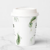 Gobelets En Papier Safari Animaux Baby showers Garçons (Gauche)