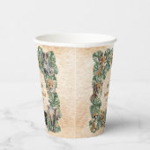 Gobelets En Papier Safari Jungle Animaux sauvages Baby shower neutre (Droite)