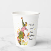 Gobelets En Papier Safari sauvage et gratuit Enfant fête d'anniversai (Verso)