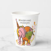 Gobelets En Papier Safari sauvage et gratuit Enfant fête d'anniversai (Recto)