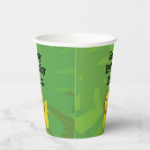 Gobelets En Papier Safari thème anniversaire - tasse de papier lion (Droite)