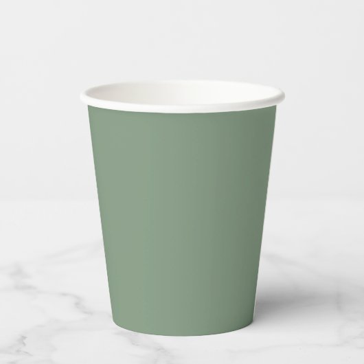 Gobelets En Papier Sage Green Oh Baby Script mignon Baby shower moder (Verso)