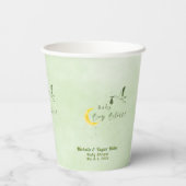 Gobelets En Papier Sage Starlit Baby Boy Bliss (Verso)