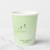 Gobelets En Papier Sage Starlit Baby Boy Bliss (Recto)