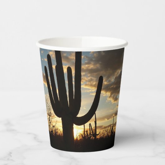 Gobelets En Papier Saguaro Sunset II Arizona (Gauche)