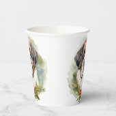 Gobelets En Papier Saint Bernard Christmas Wreath Festive Pup (Gauche)