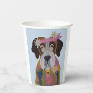Gobelets En Papier Saint-Bernard Hippie