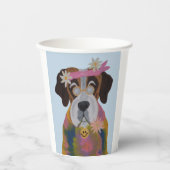 Gobelets En Papier Saint-Bernard Hippie (Recto)
