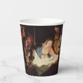 Gobelets En Papier Saint Famille Nativité Scen Noël religieux (Verso)