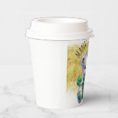 Gobelets En Papier Saint Patrick’s Day Cute Bear Green Gold Shamrock (Droite)