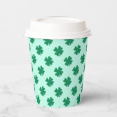 Gobelets En Papier Saint Patrick's Day Clover Feuille Motif-54601 (Gauche)