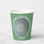 Gobelets En Papier Saint Regis Mountain USGS Points de référence (Recto)