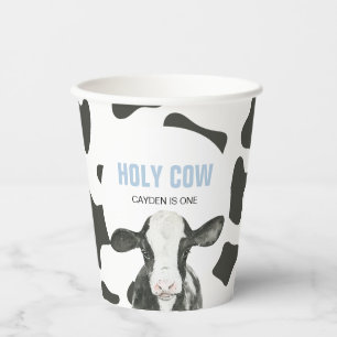Gobelets En Papier Saint Vache Je suis une vache Imprimer Coupes de p
