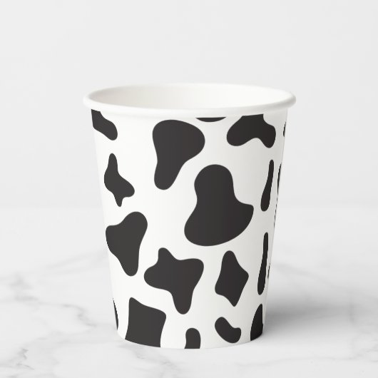 Gobelets En Papier Saint vache rose pâle vache Imprimer Anniversaire (Verso)