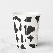 Gobelets En Papier Saint vache rose pâle vache Imprimer Anniversaire (Droite)