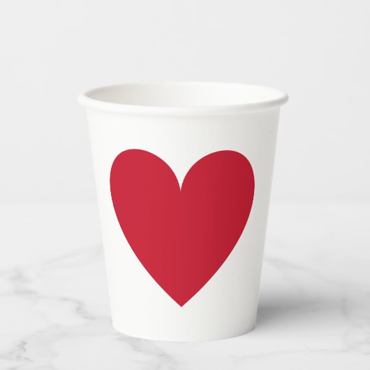 Gobelets En Papier Saint Valentin (Recto)