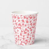 Gobelets En Papier Saint-Valentin chéri (Verso)