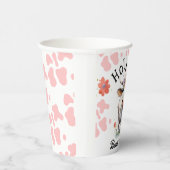 Gobelets En Papier Sainte vache 1er anniversaire fille (Droite)