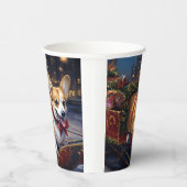 Gobelets En Papier Saison de Noël de Corgi (Droite)