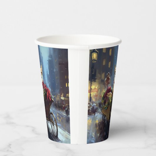 Gobelets En Papier saison des fêtes de Noël de chihuahua (Droite)