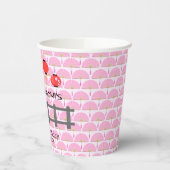 Gobelets En Papier Sakura Cerry Blossom Japonaise Fête d'Anniversaire (Gauche)