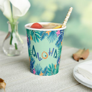 Gobelets En Papier Salutation Aloha