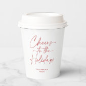 Gobelets En Papier Salutations au Festival des Fêtes (Recto)