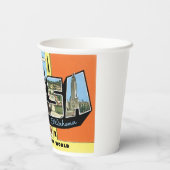 Gobelets En Papier Salutations de Tulsa, Oklahoma ! (Verso)