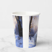 Gobelets En Papier Samoyed Let It Snow Christmas (Gauche)