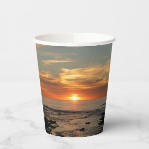 Gobelets En Papier San Diego Sunset II California Seascape