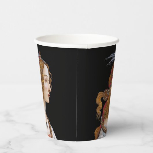 Gobelets En Papier Sandro Botticelli - Portrait de Simonetta Vespucci (Droite)