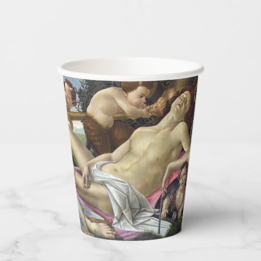 Gobelets En Papier Sandro Botticelli - Vénus et Mars (Verso)