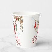 Gobelets En Papier Santa Baby Noël Bébé Shower d'hiver (Droite)