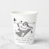 Gobelets En Papier Santa Beach Time paper cups (Recto)