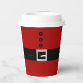 Gobelets En Papier Santa Belly Paper Cup  (Verso)