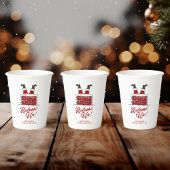 Gobelets En Papier Santa Bottoms Up Funny Christmas Party Drinkware
