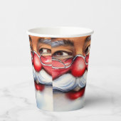 Gobelets En Papier Santa Claus (Gauche)